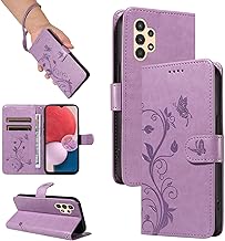 Cover for Samsung Galaxy A04s / Galaxy A13 5G / Galaxy A13 4G, Magnetic Book Cover with Card Slots, PU Leather Wallet Case for Galaxy A04s / Galaxy A13 5G / 4G, Purple