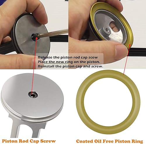 Miniatura 6 de Kit de pistón compresor KK-4835 Kit de repuesto de varilla de conexión para Craftsman Devildiss Dewalt Porter Cable Bomba de compresor de aire sin