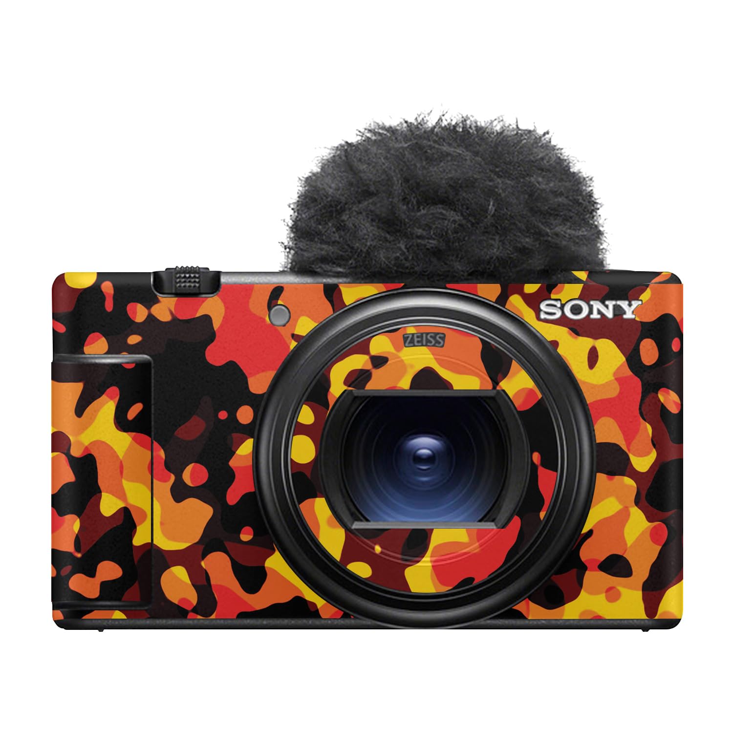 Camera Skin Compatible with Sony ZV-1 Mark II (2023) - Warm Modern Camo - Premium 3M Vinyl Protective Wrap Decal Cover - Easy to Apply | Crafted in the USA by MightySkins