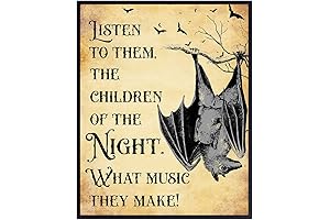 Vampire Bat Creepy Spooky Gothic Home Decor - Unique Steampunk Victorian Renaissance...