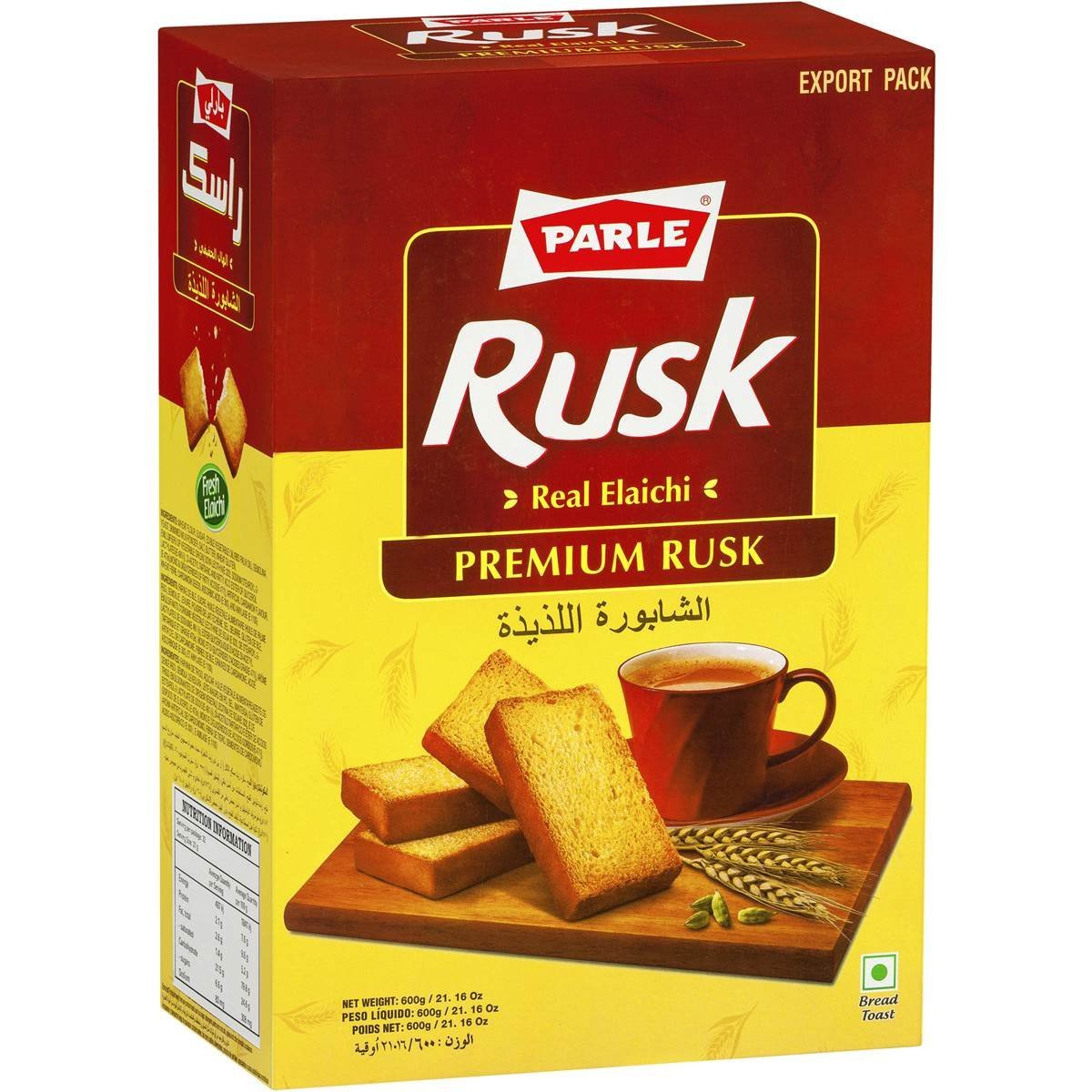 Parle Fette biscottate Premium 600 g (confezione da 6)