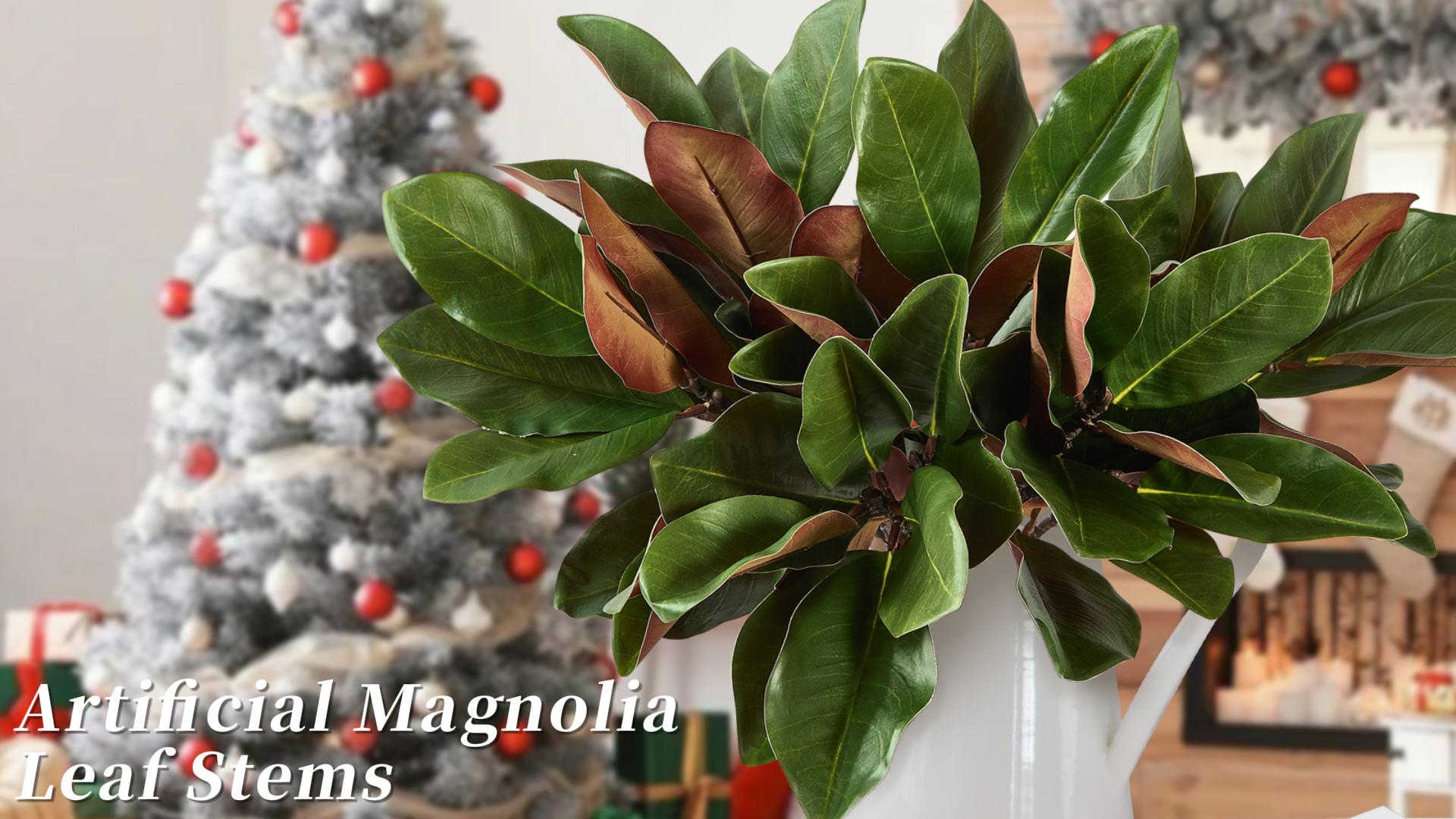 Amazon.com: OBDXZHC 4 Pcs Magnolia Artificial Leaves Branches 22