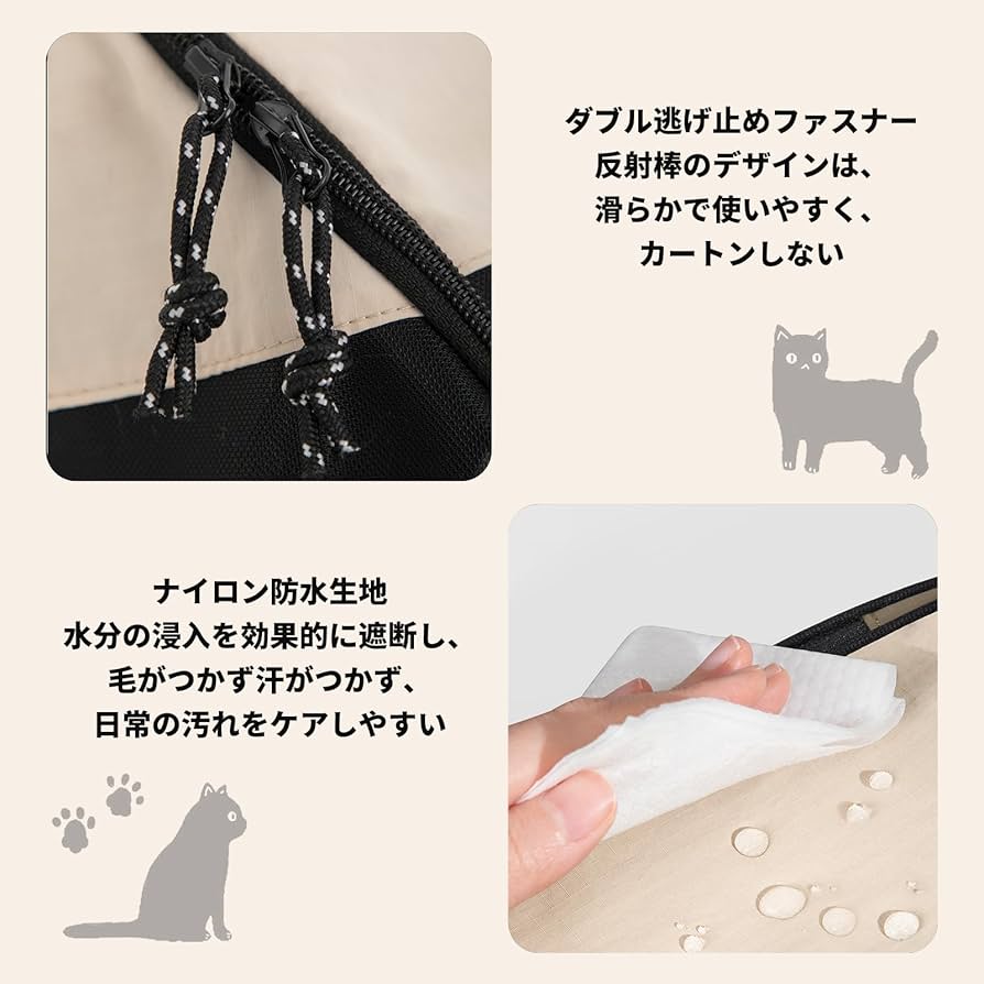 Amazon.co.jp: 猫 犬用 ペット キャリーバッグ 犬 猫用 リュック