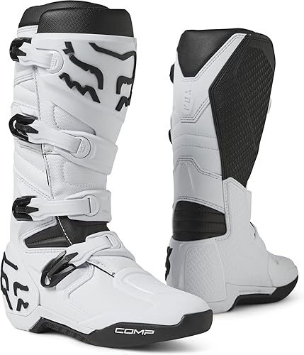 Fox Racing Botas de motocross Comp, color blanco, 11