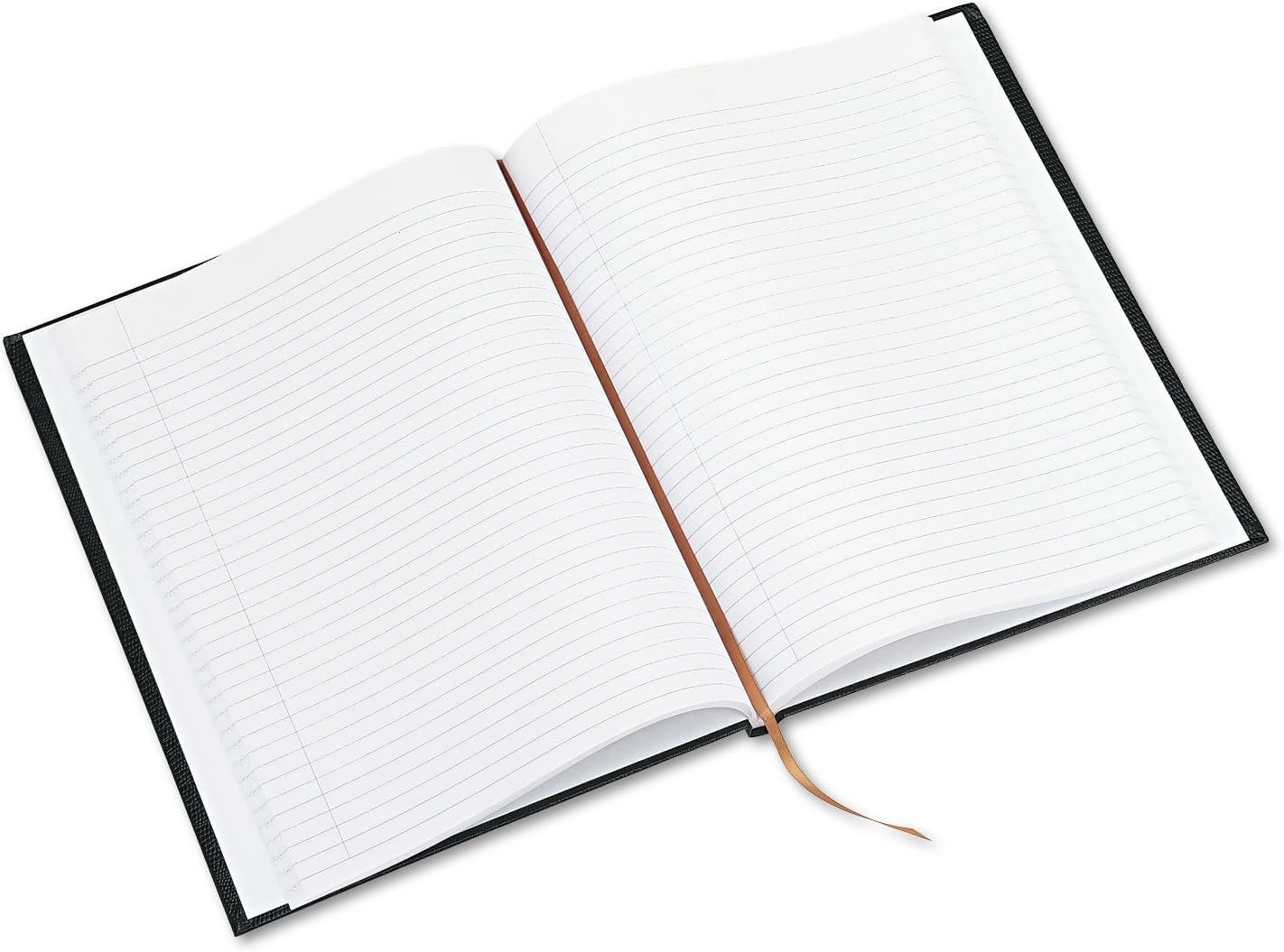 Blueline A1081 Large Executive Notebook w/Cover 10 3/4 x 8 1/2 Letter Black Cover 75 Sheets