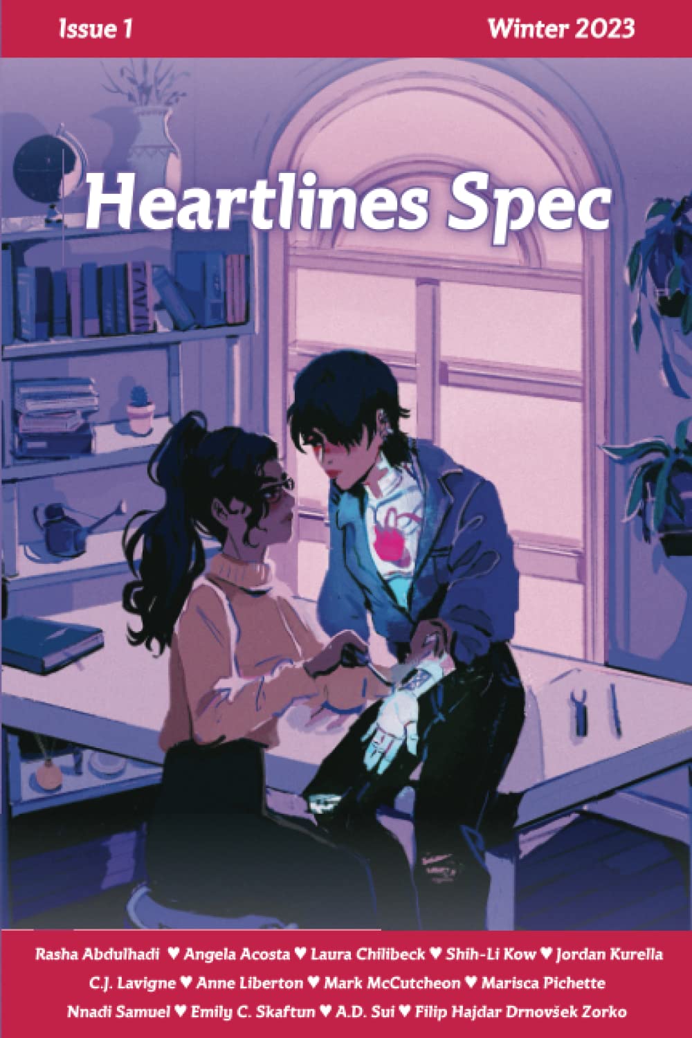 Cover of Heartlines Spec, Winter 2023