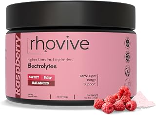 Electrolyte Powder - 2,310mg of Electrolytes | Clean Hydration, Zero Sugar, All Natural, Non-GMO, Keto Friendly, No Artificial Fillers, | Raspberry Flavor - 30 Servings