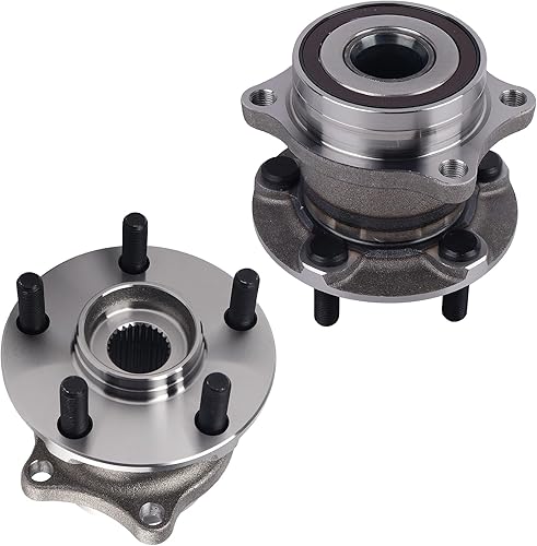 Miniatura 10 de Autoround 512401 Cojinete de rueda trasera y conjunto de cubo para Subaru Forester Impreza Outback Crosstrek Legacy WRX STI BRZ 2008-2021, Scion