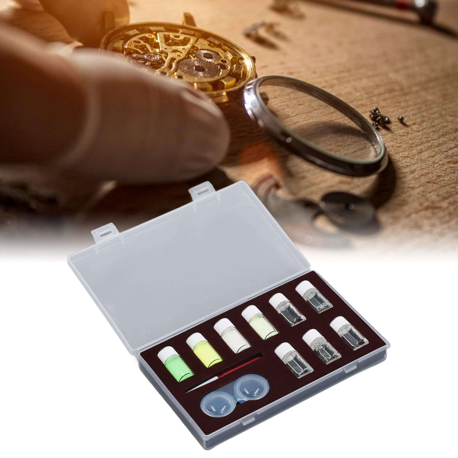 Polvere Luminosa BULLONG&Egrave; LUMINOS 23 Per Lancette, Quadrante E Gli Indici Di Orologi