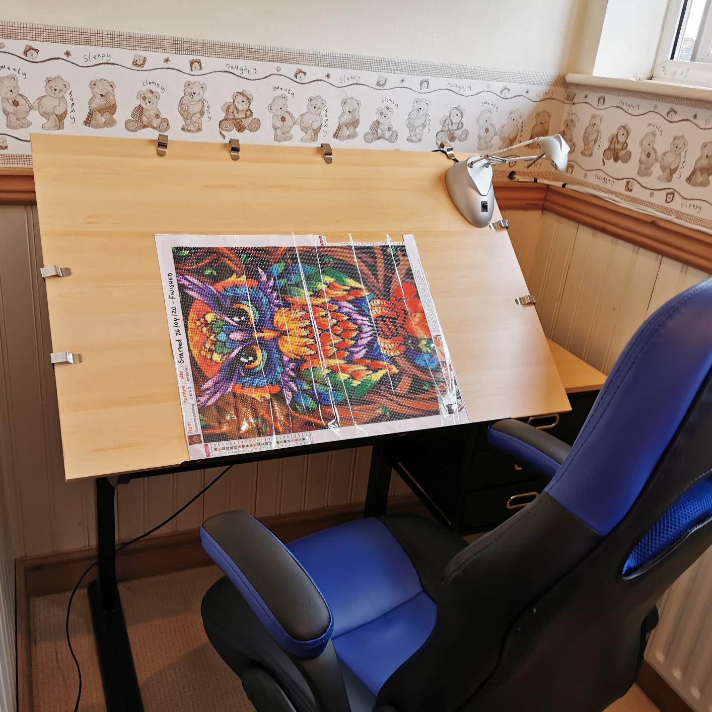 Stationery Island Drawing Table Caye Art and Crafts Desk Height