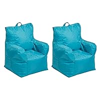 Vista 1 de Factory Direct Partners 13303-AQ Cali Little Bear Sack - Puf, tela Oxford recubierta resistente a la suciedad, color aguamarina (paquete de 2)