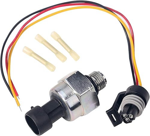 Sensor ICP con kit de arnés, presión de control de inyección, compatible con vehículos Ford - 7.3 Powerstroke E350, F250, F-350 Super Duty