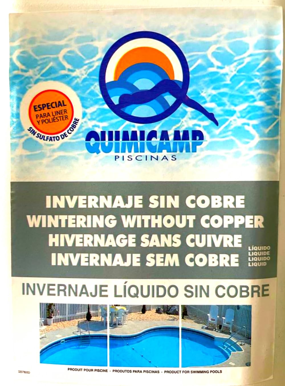 Invernador en Garrafas de 5 litros Sin Cobre- Adecuado para Todo Tipo de Piscinas- Invernador Sin Cobre