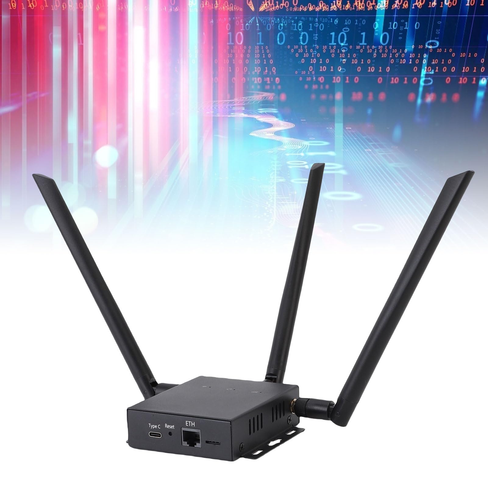 Jiawu Routeur WiFi 6 Compact 4G LTE CPE, Point D'accès Mobile pour Voyage, Connexion sans Fil 300Mbps avec Emplacement pour Carte SIM