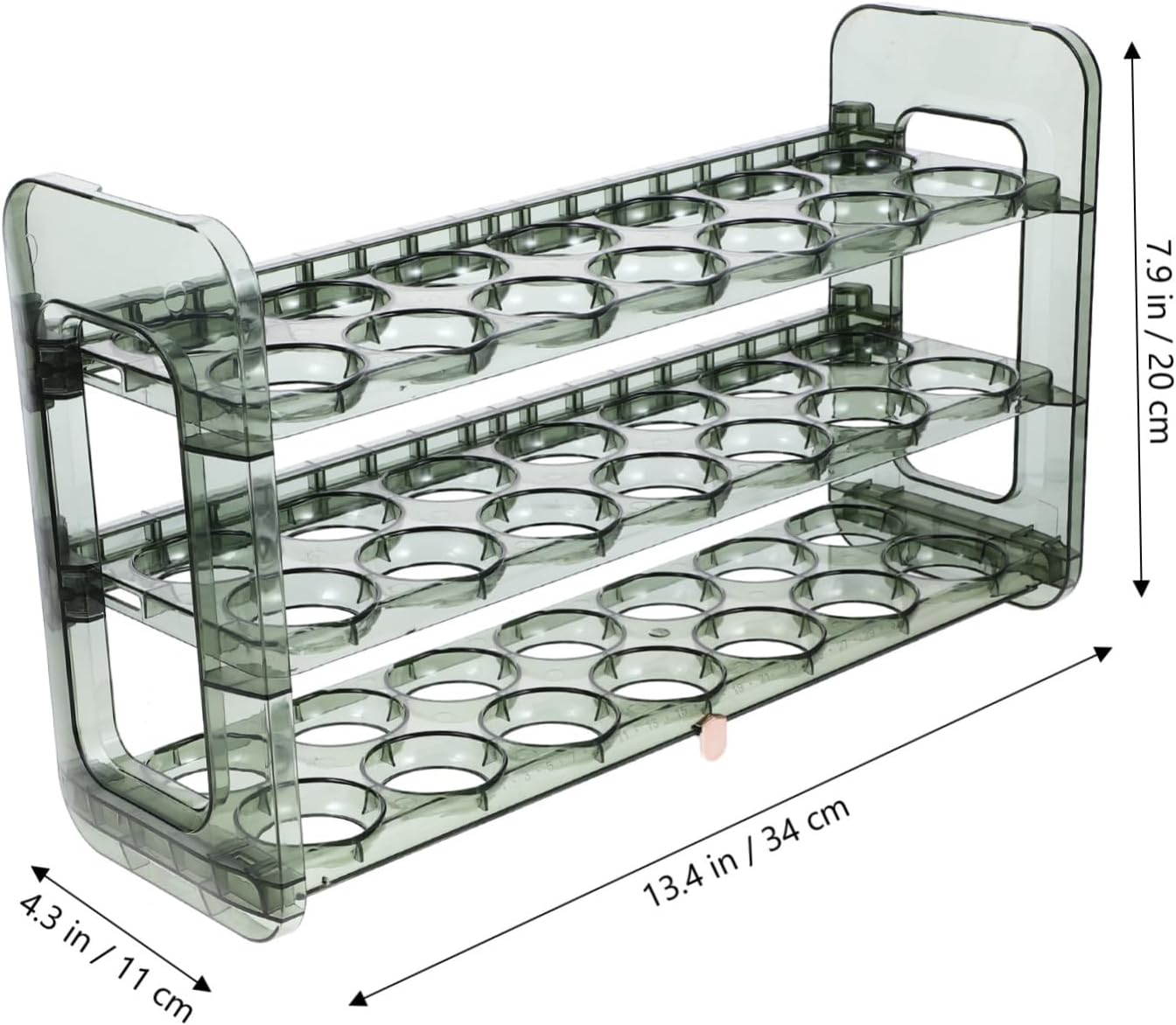 Refrigerator Egg Holder Flip Storage Box Egg Holder Multi-grid Easy Access Kitchen Storage