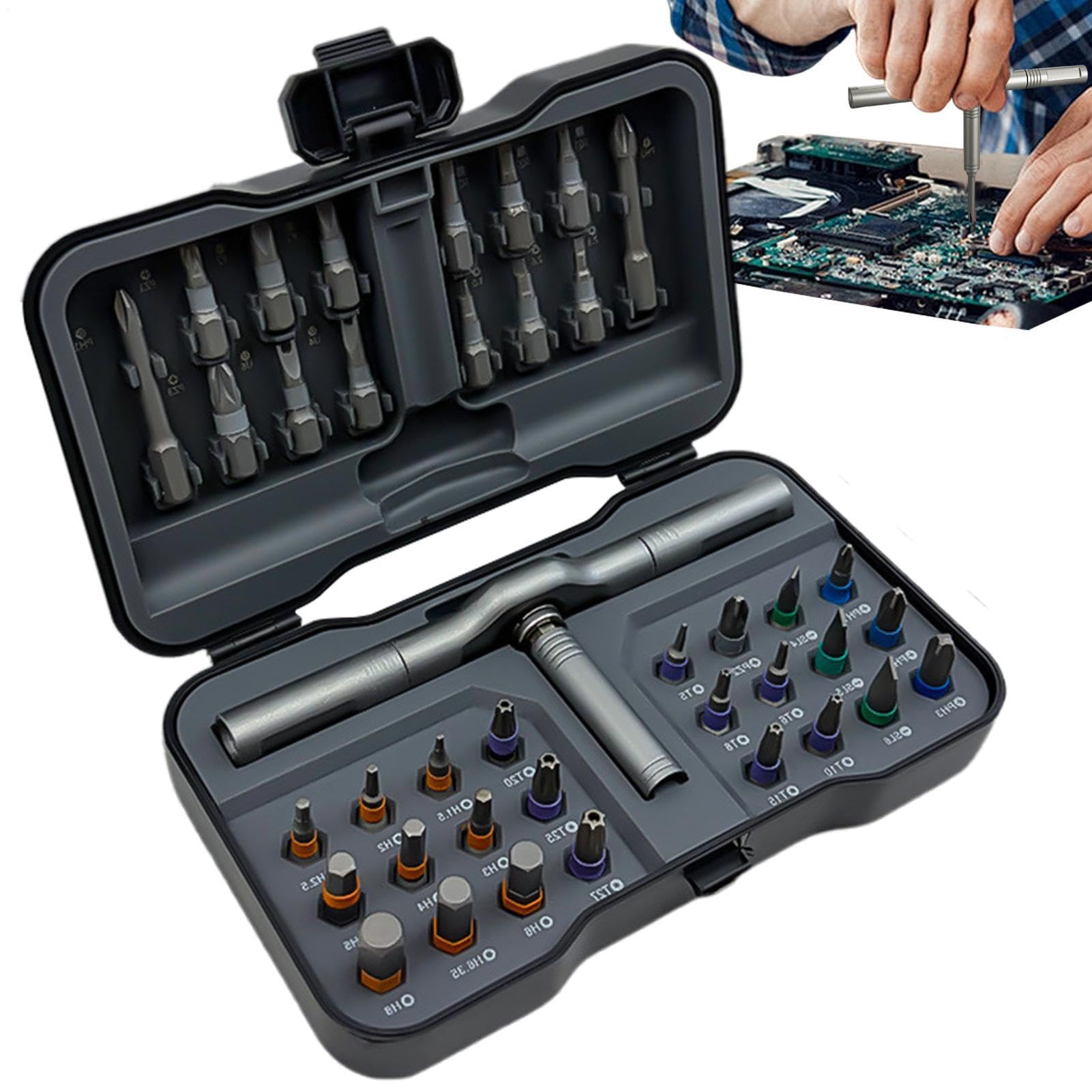 Ratschen-Schraubendreher-Set, präzises Taschenformat