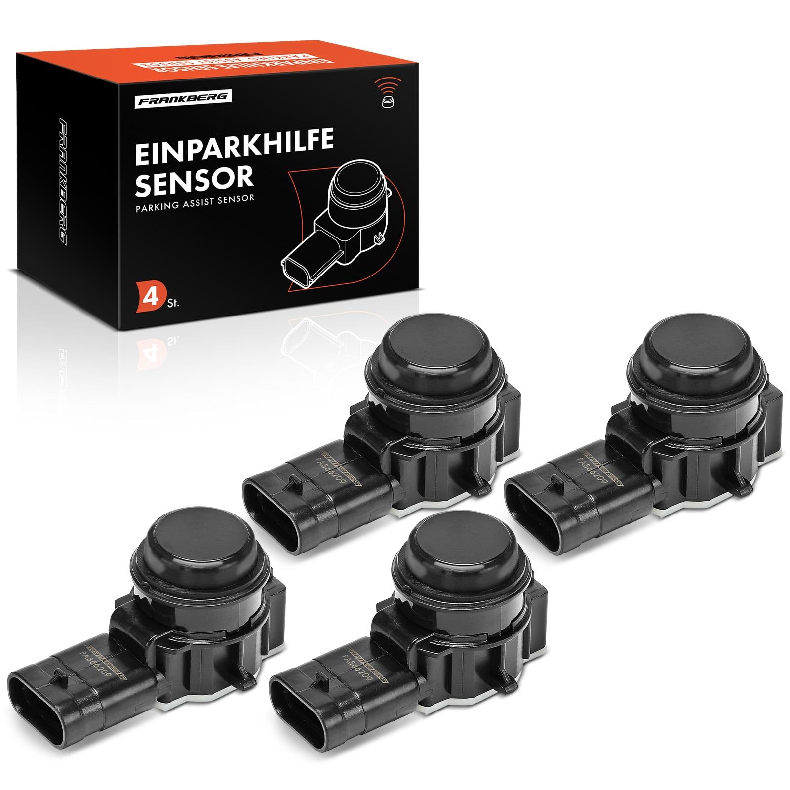 Frankberg 4x Sensori di Parcheggio PDC Compatibile con Serie 1 F20 Serie 3 Touring F31 2 Cabriolet F23 Serie 3 F30 F80 4 Gran Coupé F36 Replace# 684-083