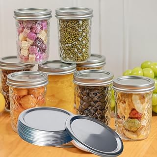 12 Pcs Canning Lids Wide Mouth Mason Jar Lids (3.42 Inch) - Premium Leak-Proof Canning Lids Compatible with Ball & Kerr Jars