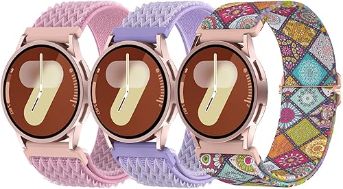 Miniatura 9 de Delidigi Bandas elásticas compatibles con Samsung Galaxy Watch 7654 de 1.575 pulgadas, 1.732 pulgadas, Watch 6 Classic de 1.732 pulgadas, Watch 5