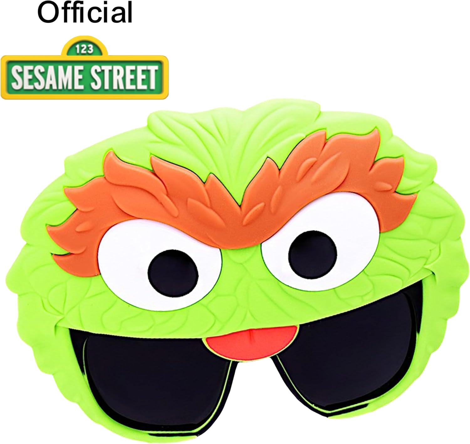 Sun-Staches Official Sesame Street Sunglasses | Ernie, Bert, Elmo, Cookie | Costume Accessory Mask | One Size Fits Most - Image 2