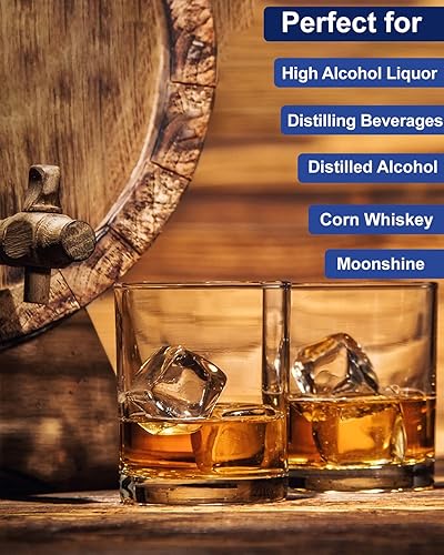 Miniatura 2 de Hidrómetro - Medidor de alcohol, hidrómetro de alcohol 0-200 a prueba e hidrómetro de Tralle, probador a prueba de alcohol para licorluz de