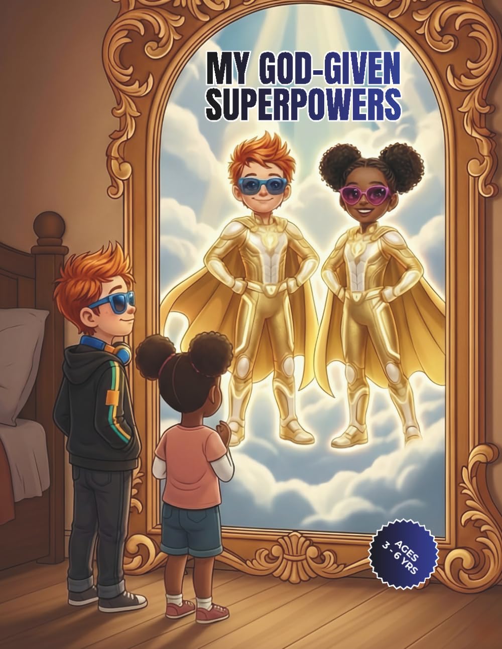 My God-Given Superpowers: 30-Day Christian Activity Book for Kids Ages 3-6 with Bible Verses, Coloring & Faith-Building Lessons. A Daily Devotional ... for Preschoolers, Sunday School & Homeschool