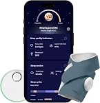 Chaussette Owlet Dream - Moniteur pour bébé intelligent - Suit l'oxygène moyen O2, le rythme cardiaque, les tendances de qualité en temps réel et les recommandations de routine de sommeil via l'application | Menthe