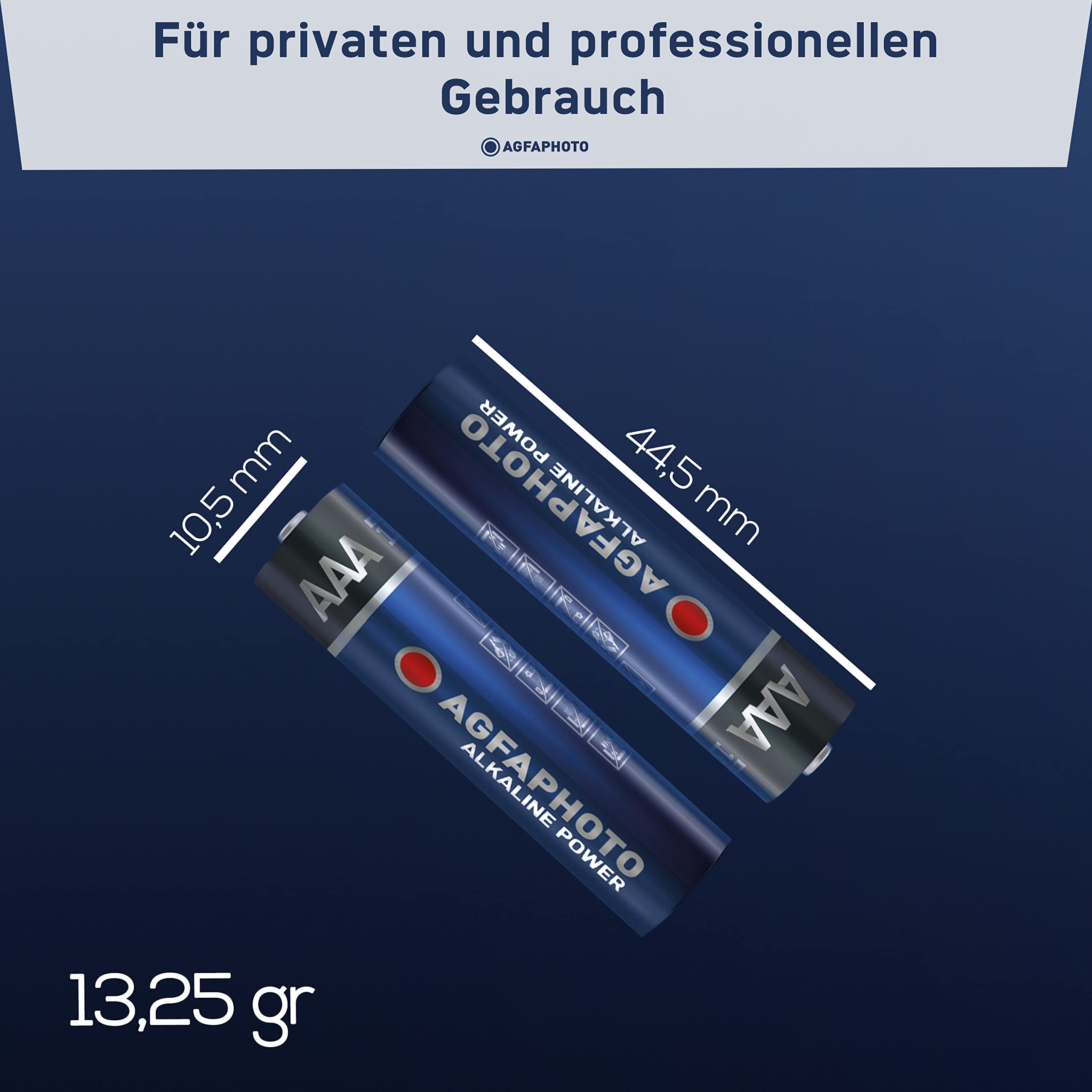 AGFAPHOTO Baterie alkaliczne 1,5 V | mikro baterie AAA 48 sztuk | wydajniejsza bateria do profesjonalnego zastosowania | wszechstronne baterie AAA do różnych urządzeń elektronicznych