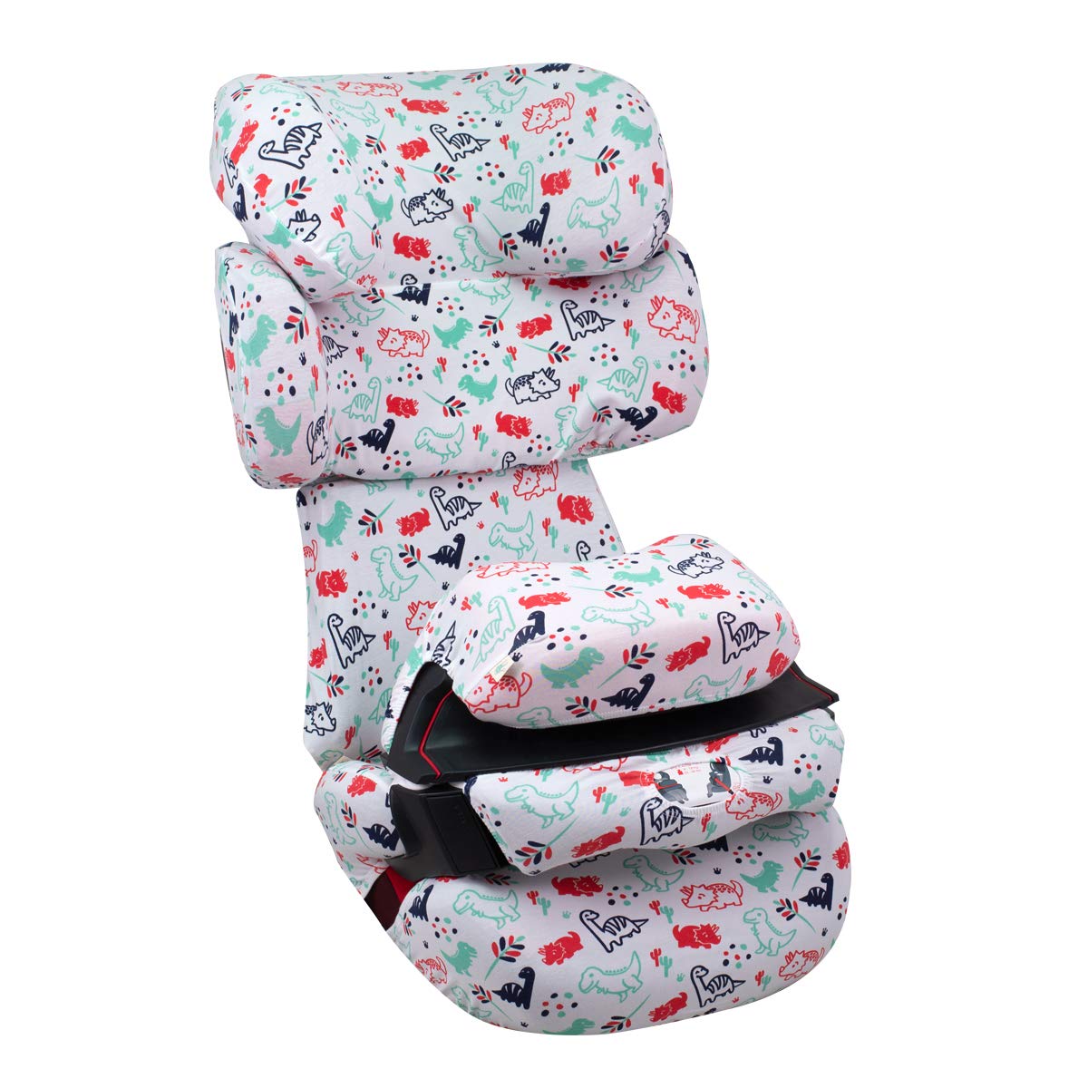 JYOKO KIDS Fodera per Seggiolino auto in Cotone per Bambini compatibile con Cybex Pallas Fix, 2 Fix (Dino Party)
