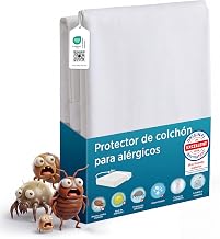 BEDSURE Mattress Protector 90 x 200 cm – Anti Dust Mite White | Moisture protection, protection against allergies, washable at 40 °C, non-slip, with zip