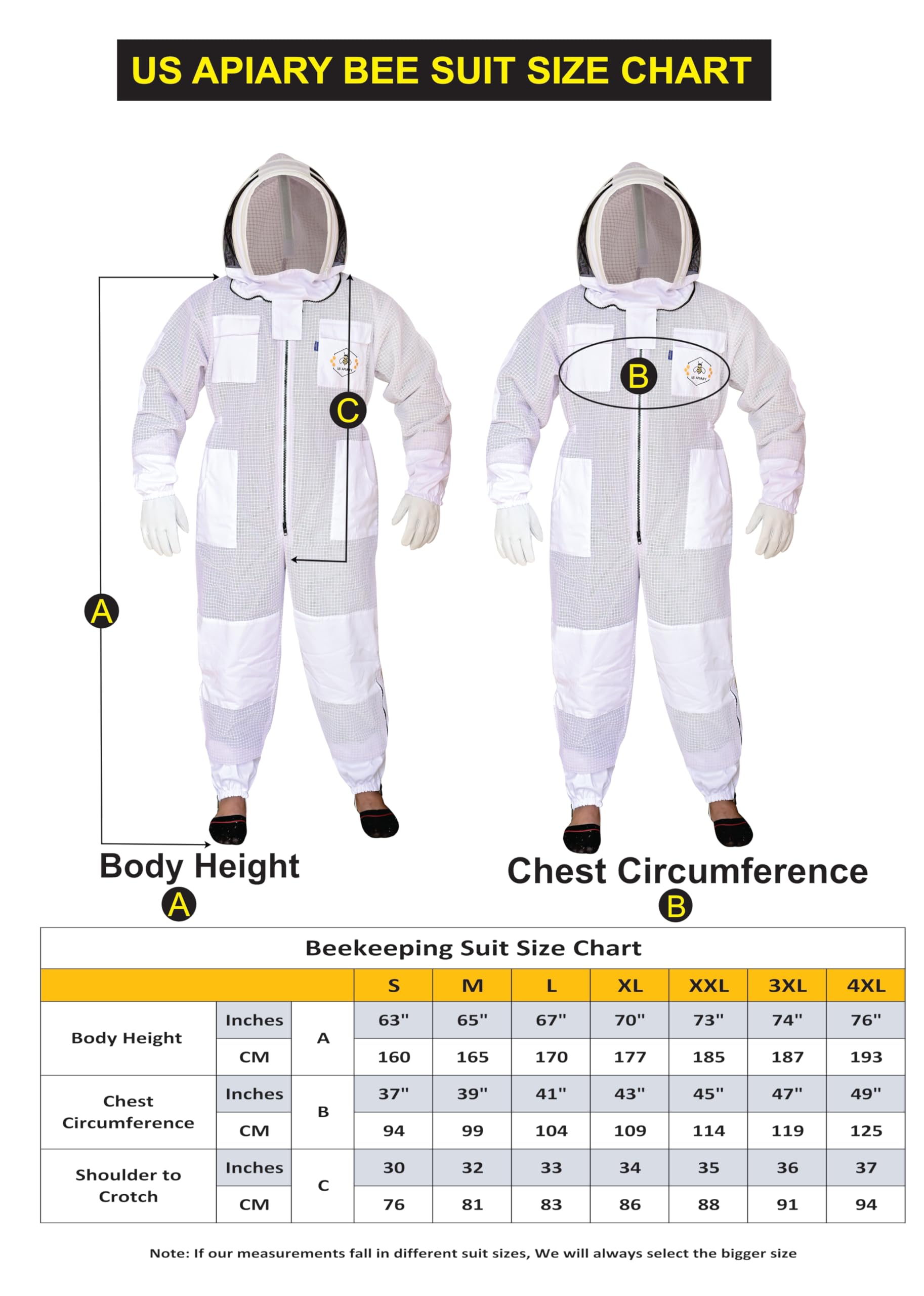 Traje de abeja de 3 capas con velo de esgrima un par de guantes a prueba de picaduras traje de apicultura ventilado