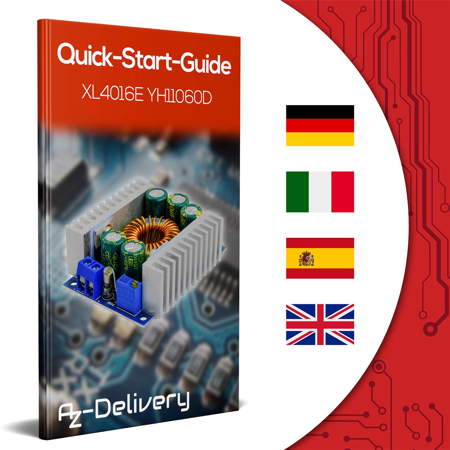 QSKJ DC-DC Verstelbare Step-down Buck Converter XL4016 200W - DC-DCDOWN200W QSKJ DC-DC Verstelbare Step-down Buck Converter XL4016 200W - DC-DCDOWN200W