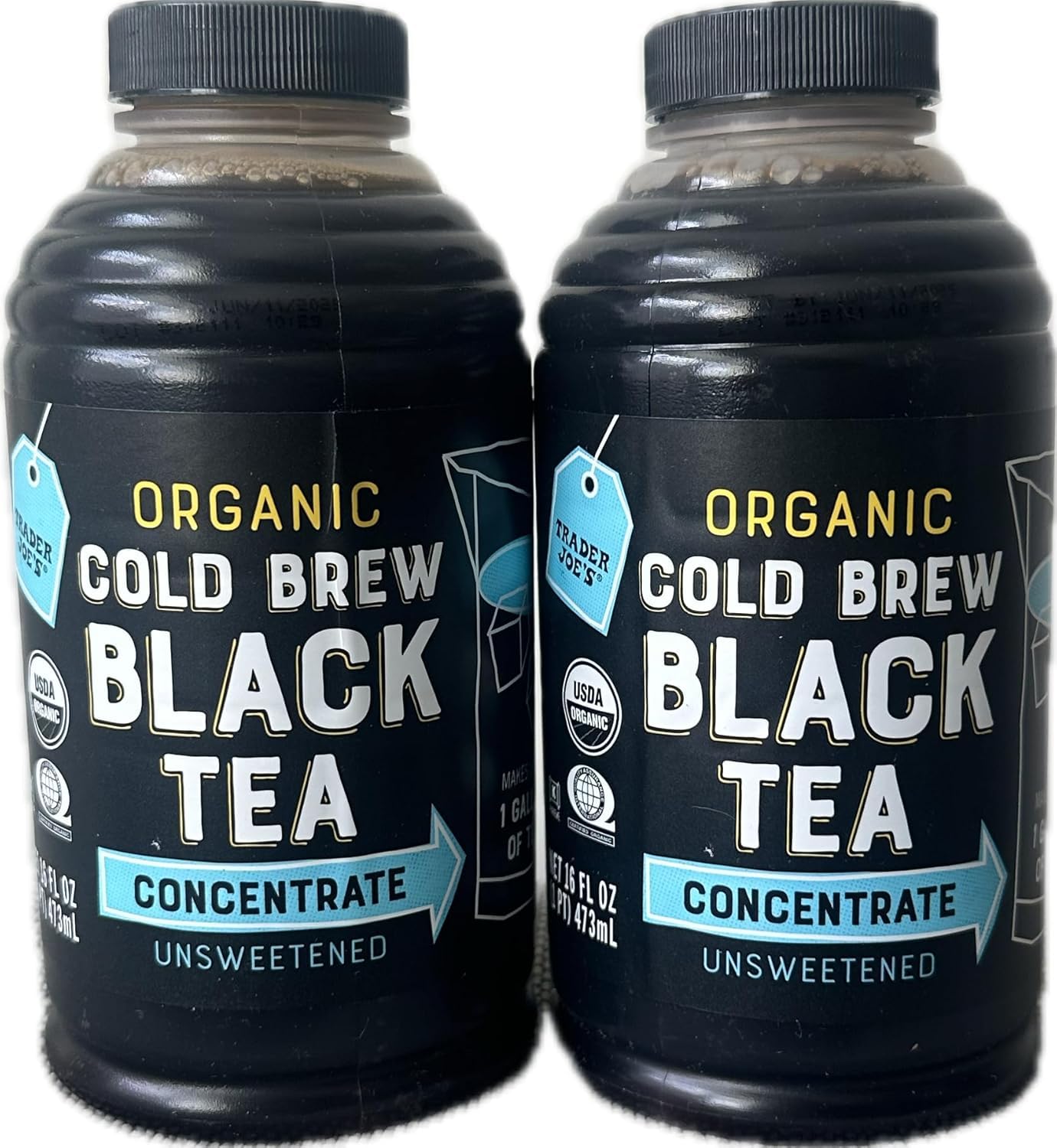 Generic Trader Joes Organic Cold Brew Black Tea Concentrate - 2 bottles