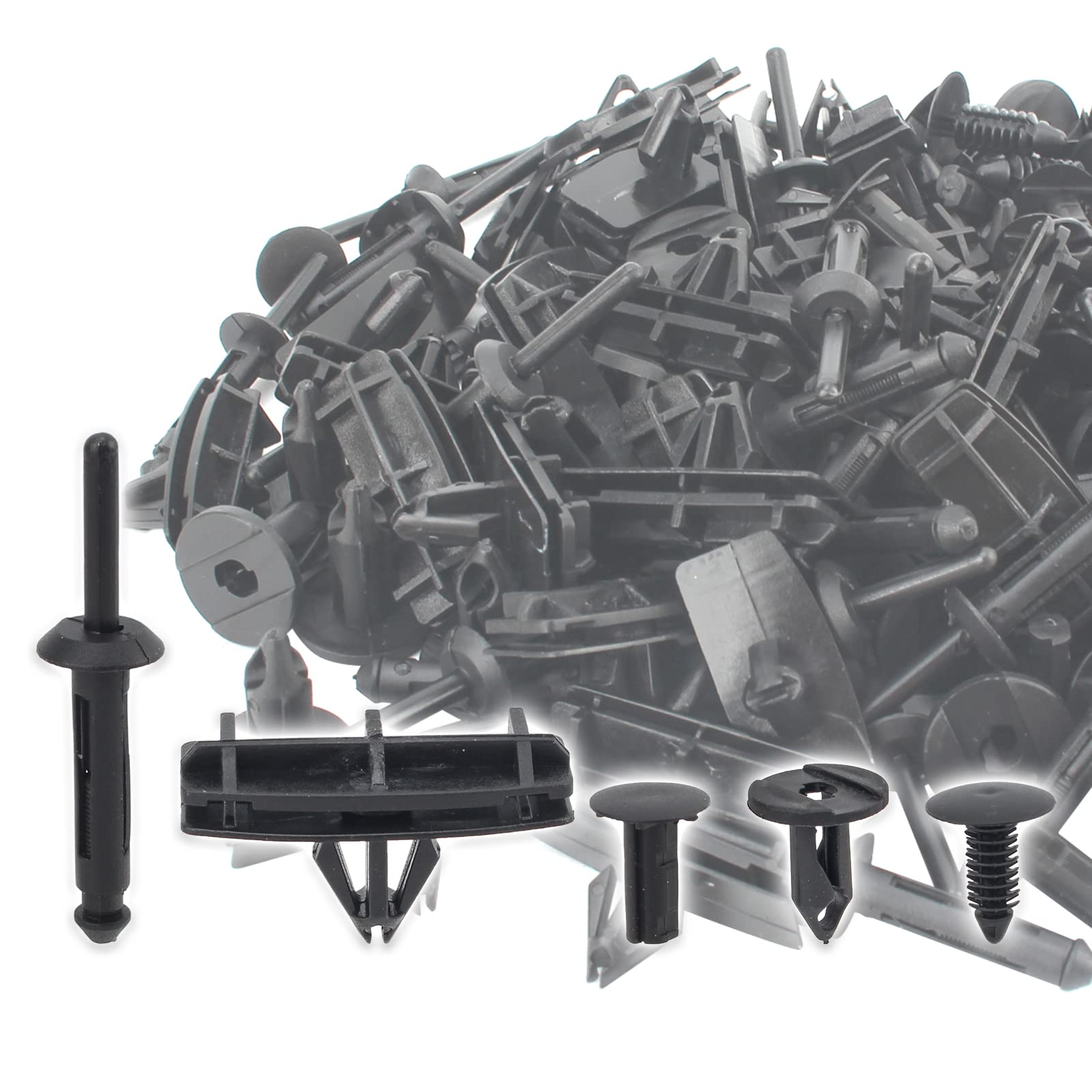 GoaMotors 121 Pcs Wrangler Grille Fastener Retainer Clips, 4...