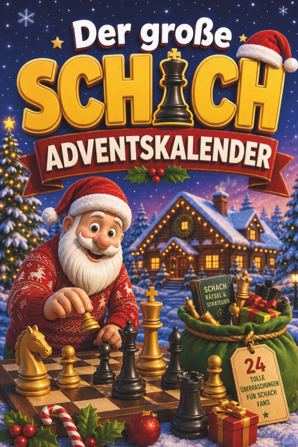 Der große Schach-Adventskalender: 24 Tage voller Rätsel, Fakten, Quiz & Mitmachseiten