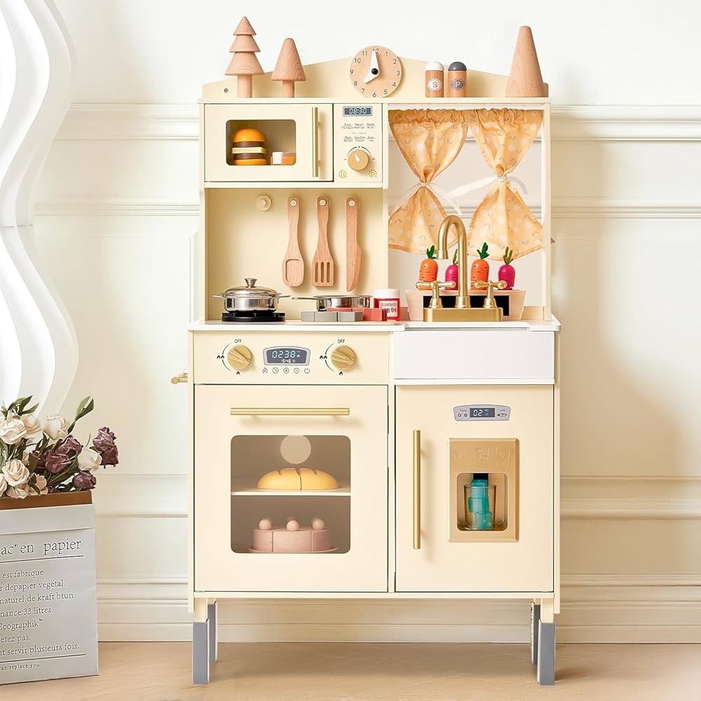 Wooden Bead Spnner Wth Needle Wooden Beads Spnner Beads | Etsy