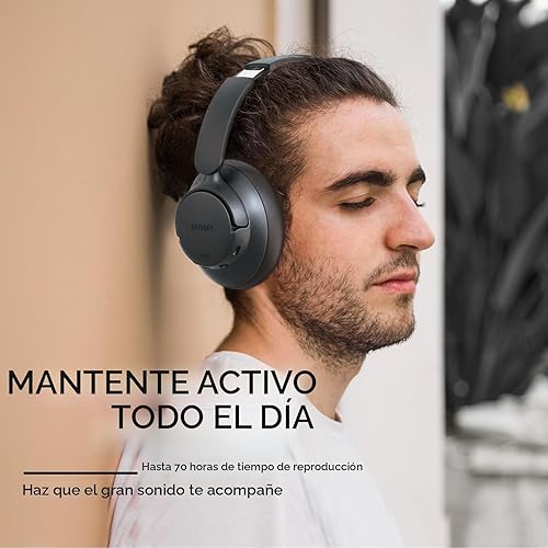 Miniatura 5 de BERIBES Auriculares híbridos con cancelación activa de ruido mejorados con modos transparentes, auriculares Bluetooth inalámbricos de 70 horas con