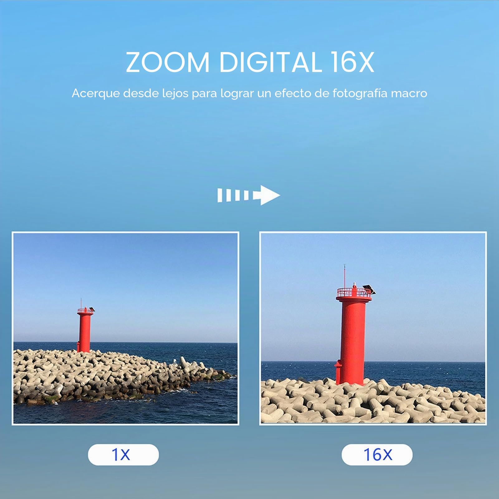 Cámara Digital de 44MP, 1080P HD 16X Zoom Digital Cámara de Vlogging con Enfoque Automático Cámara Digital de Bolsillo, Cámara de Video Inteligente HD para Fotografía Viajes