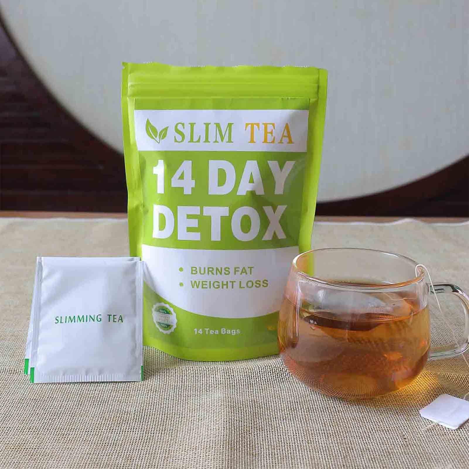 14-Tage-Tee zum Abnehmen,Natural Diet Slim Teepakete zur Diätunterstützung - Sanfte Entgiftung und Reinigung zur Gewichtsreduktion und zum Abbau von Bauchfett