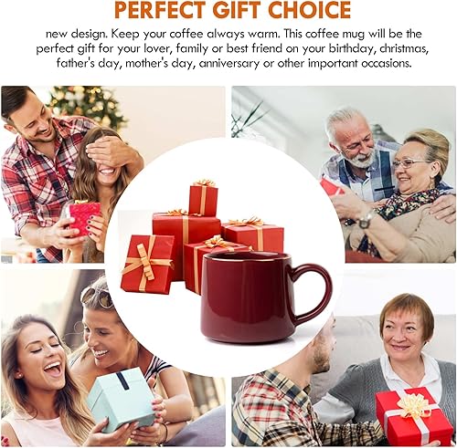 Miniatura 2 de Juego de calentador y taza de café, calentador de tazas de bebidas para escritorio, uso en casa, oficina, regalos de café, eléctrico de 15 vatios,