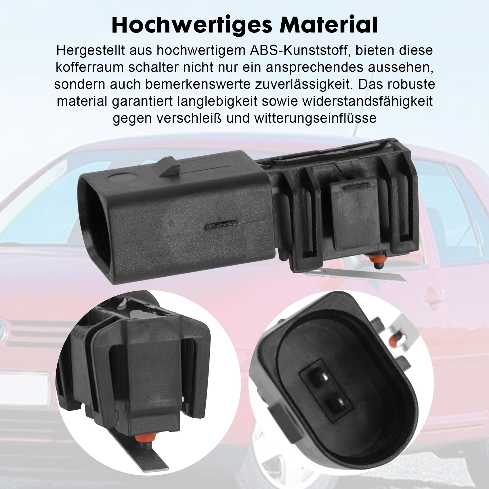 Interruttore bagagliaio 1K0962103 compatibile con EOS, Golf 5, Passat Variant, interruttore per bagagliaio