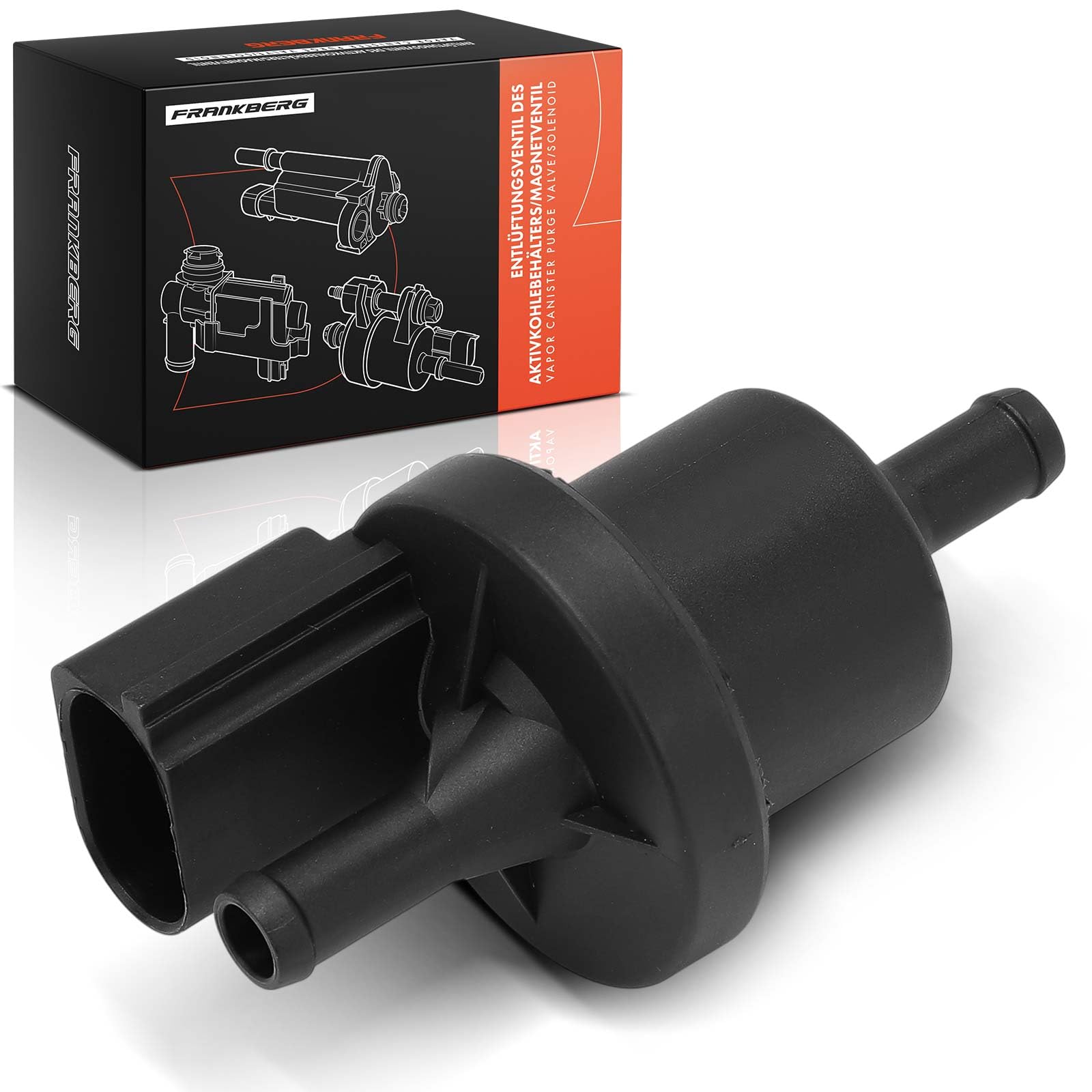 Frankberg Valvola di sfiato Valvola di sfiato serbatoio Benzina Compatibile con Golf VI 5K1 Fabia II 542 Polo 9A 9N Ibiza IV 6J5 6P1 Polo 9A 9N Octavi.a II 1Z3 Fabia II 542 Replace# 6Q0906517