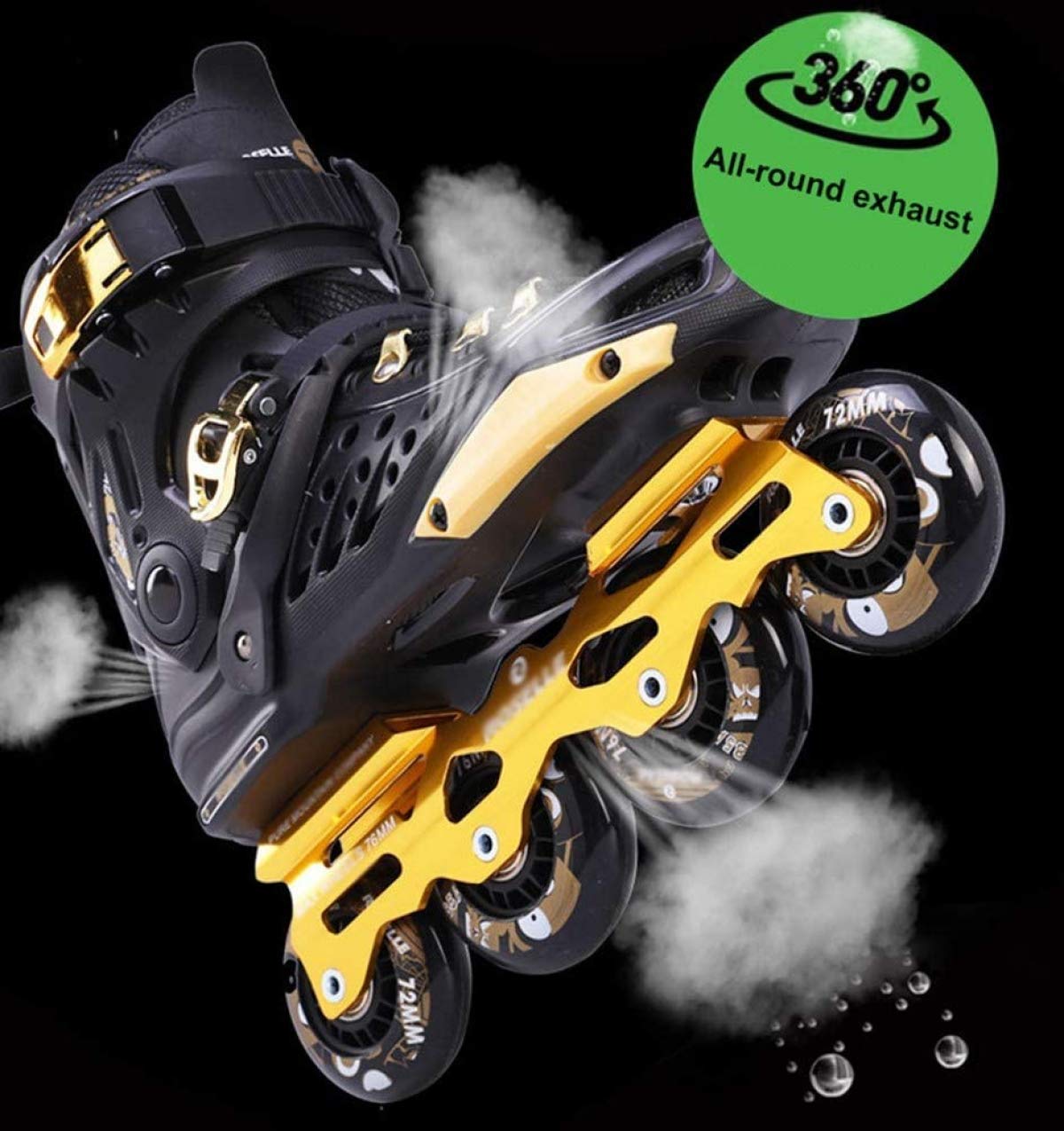 Adulte Fitness Roller en Ligne Performance Patins À Roues Alignées 4 Roues À Roues Alignées Vitesse Patins for Filles Et Garçons, Professionnels Hommes Et Femmes D'extérieur