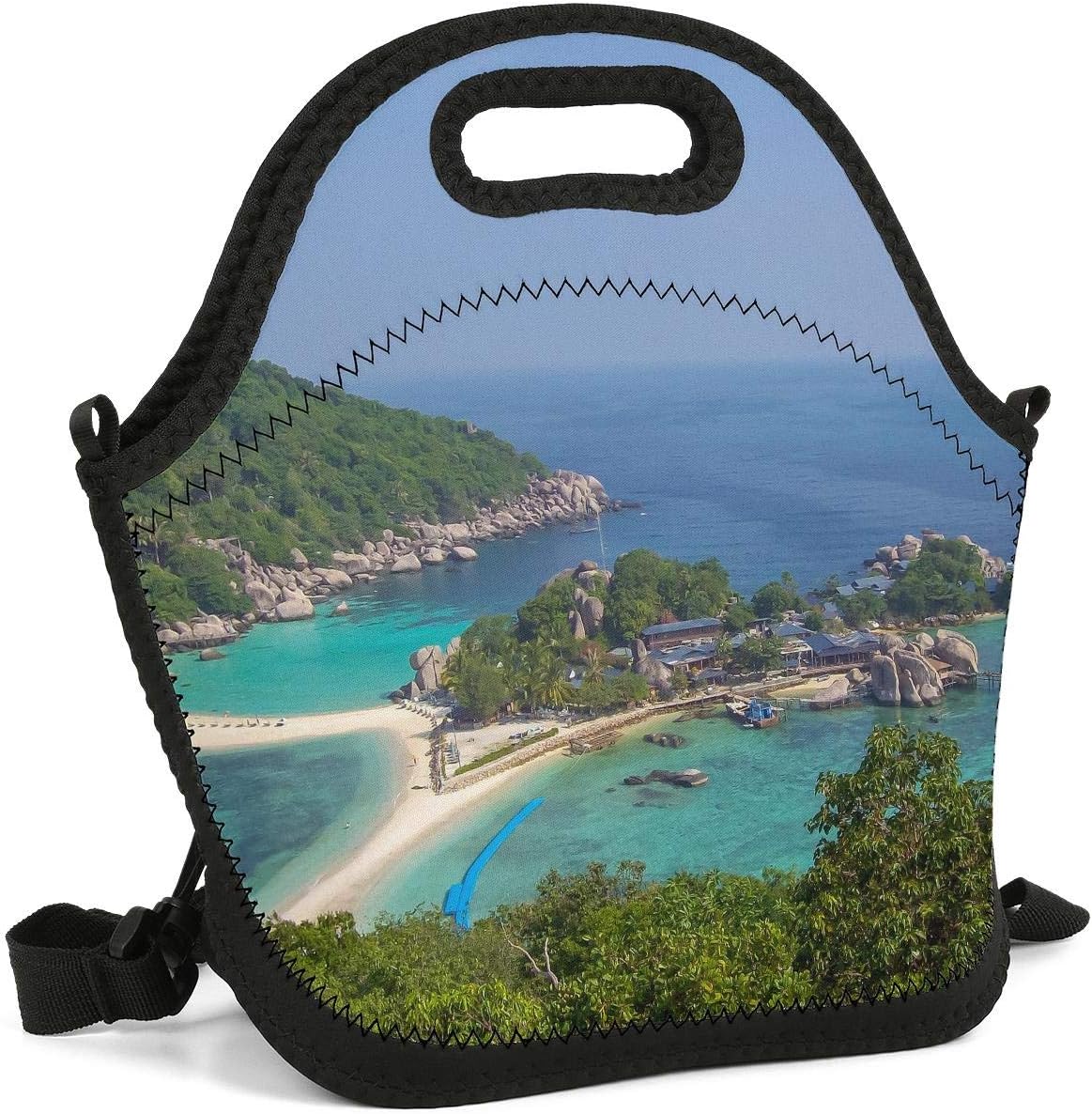 Retro Lunch Box Hawaii Nang Yuan Island Insulated Resuable