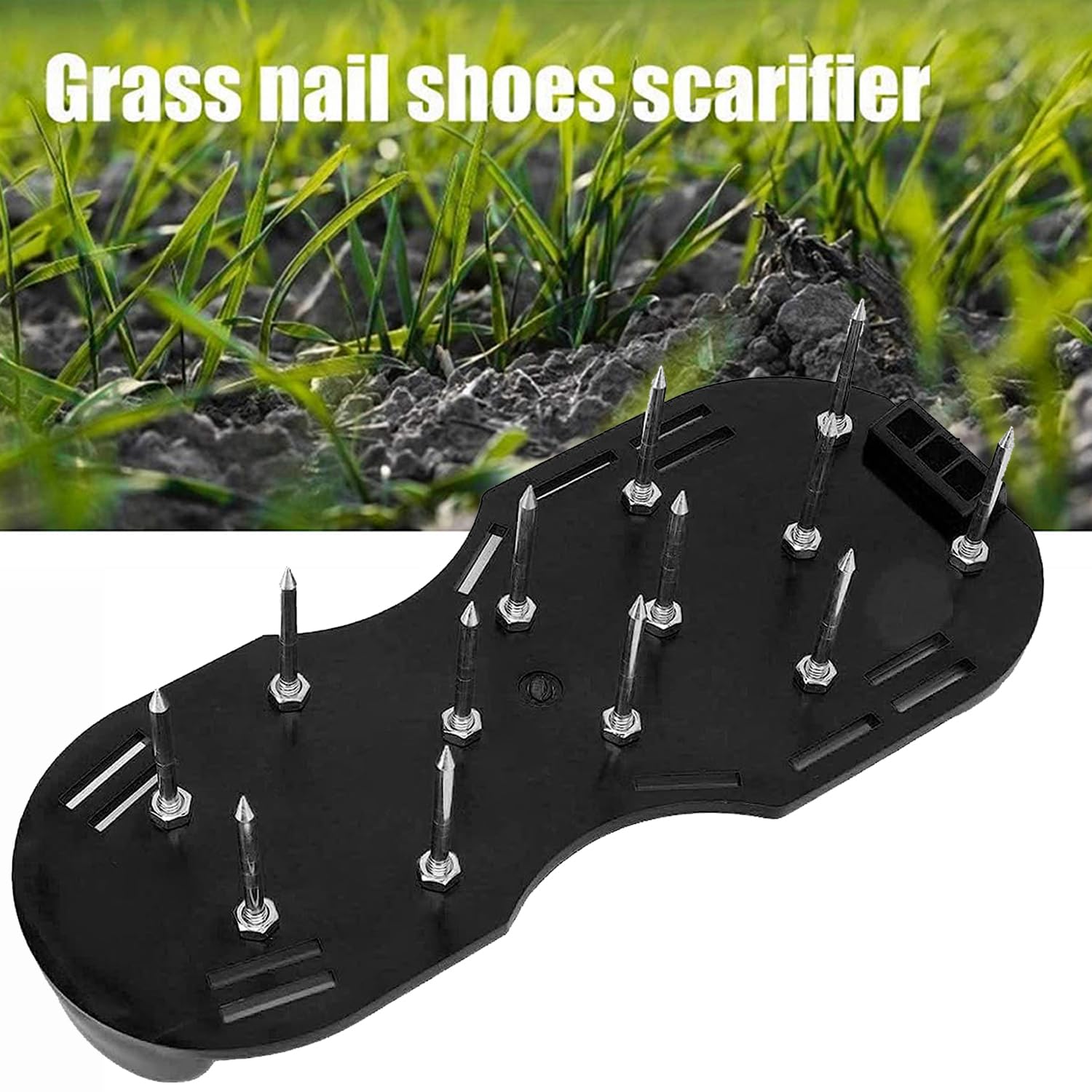 Rasenlüfter-Schuhe Mit 6 Riemen - Praktische Nagelschuhe Für Schönen Rasen