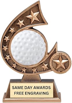 Comet Series Sports Trophy with Free Engraving 5.75 inch Custom Engraved Award for Player Recognition Tournaments MVP End of Season Awards