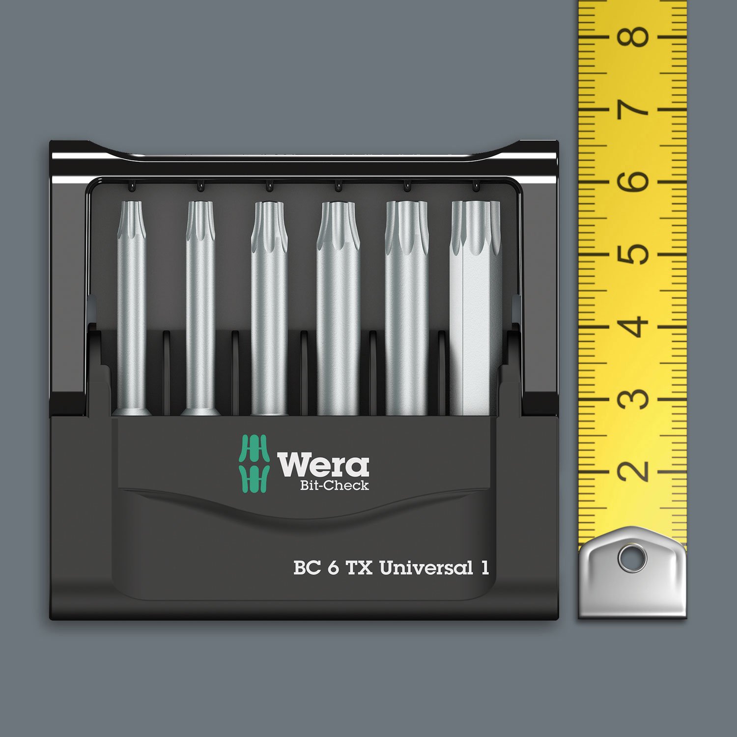WERA 05056472001 Bit-Check 6 TX Universal 1, 6 Pieces