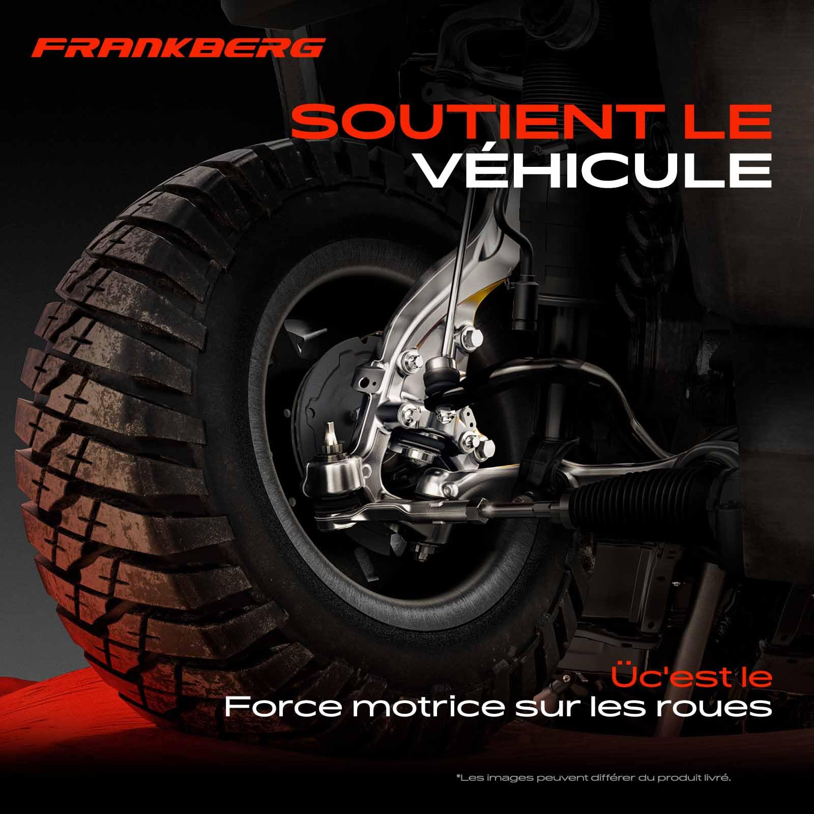 Frankberg Fusée d'essieu Suspension de roue Avant Droite Compatible avec Fox Hatchback 5Z1 5Z3 5Z4 1.2L 1.4L 2005-2011 Polo 6N2 1.4L 1999-2001 Polo 9A 9N 1.2L-1.9L 2001-2009 Remplacer# 6Q0199294D