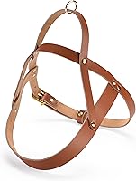 Vista 1 de Black Rhino Arnés de cuero resistente para perros, chaleco de servicio para perros, arnés táctico acolchado para perro, arnés de pecho para perro