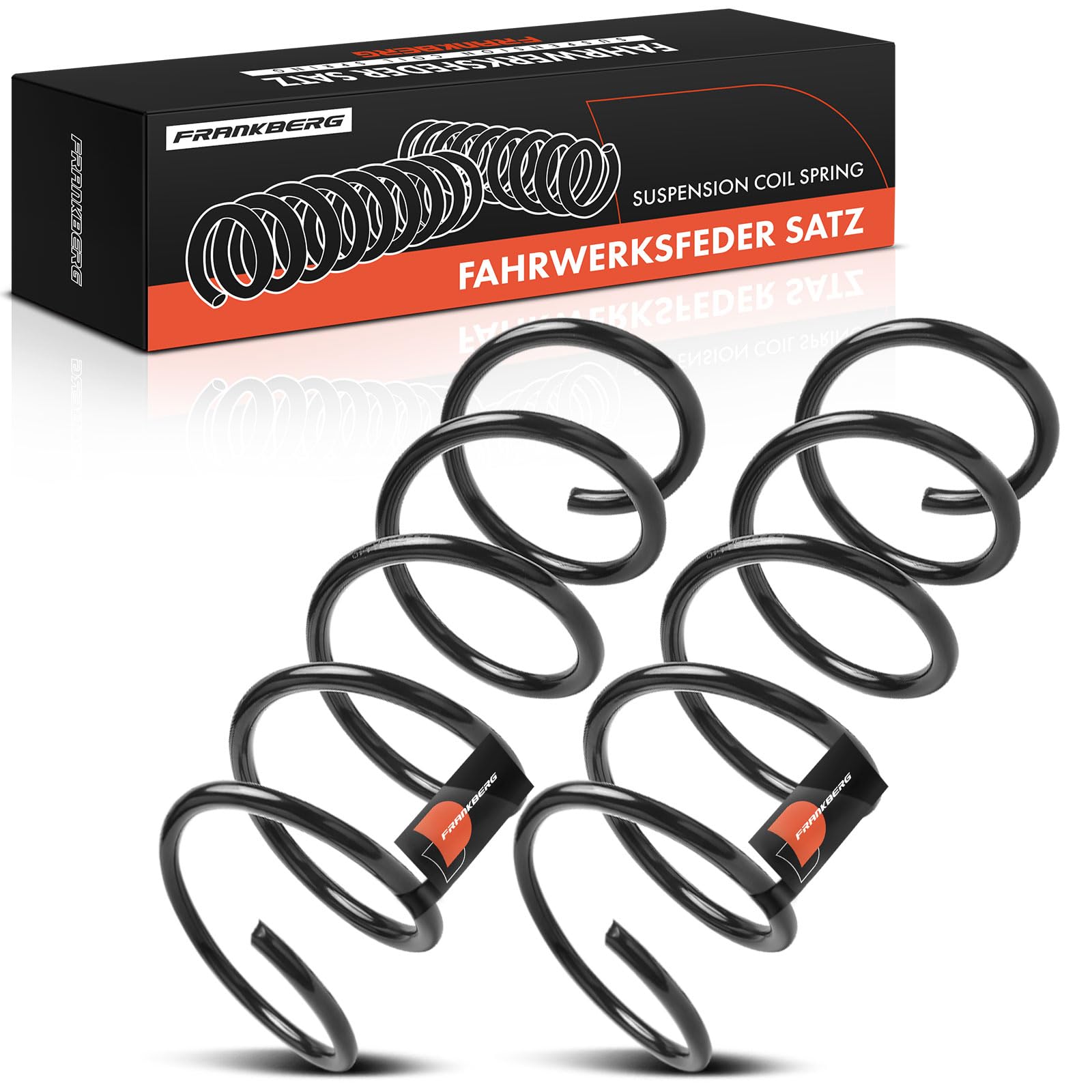 Frankberg 2 ressorts de suspension pour essieu avant 540108433R | Compatible avec: Duster HS